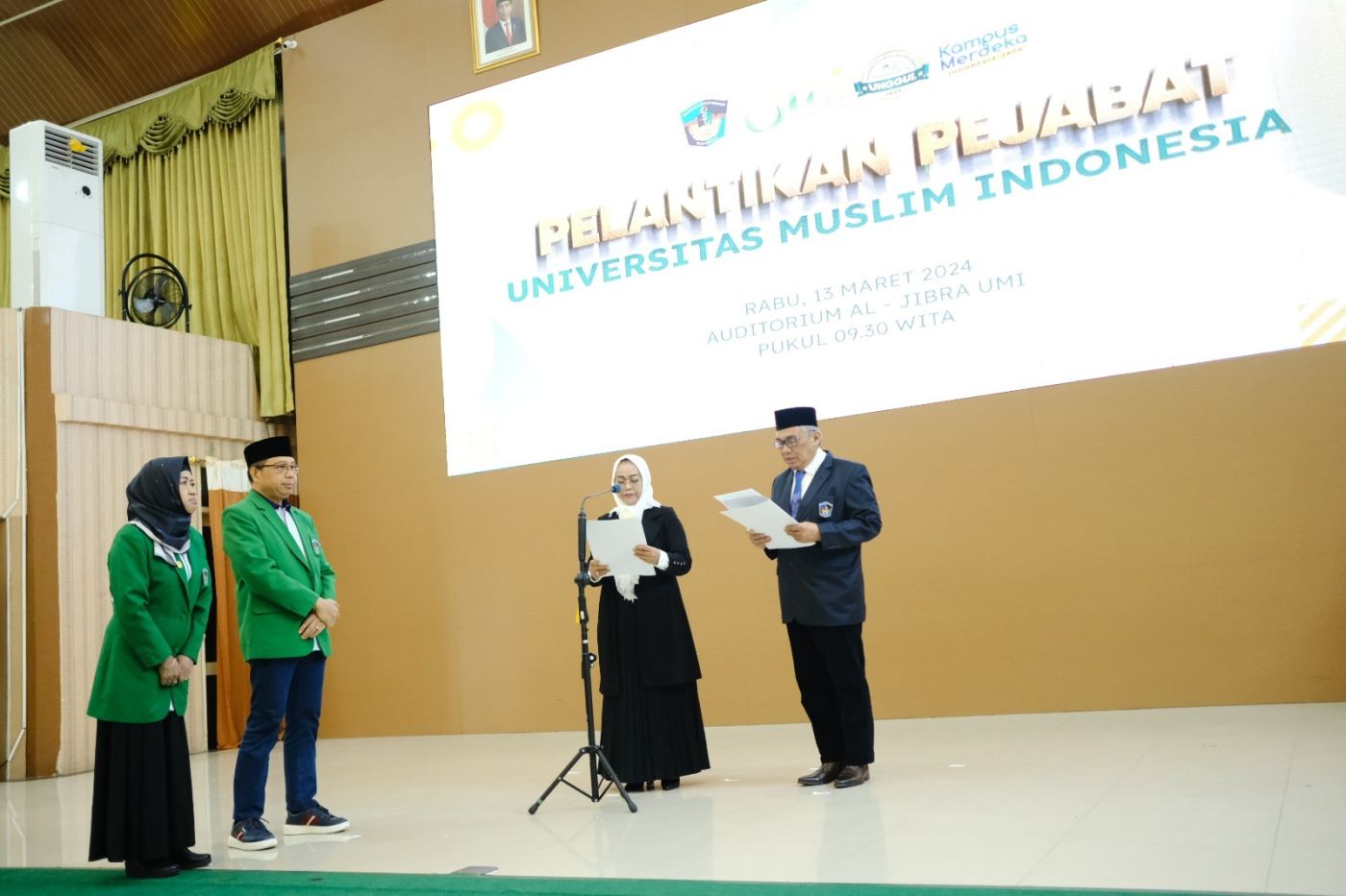 Rektor UMI Lantik Pejabat Dalam Lingkup UMI