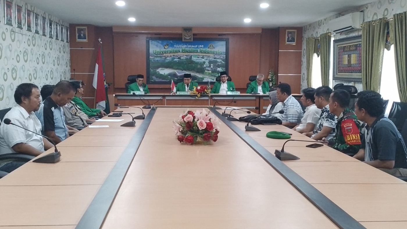 Rektor UMI Silaturahmi Anggota Polri dan TNI Yang Bertugas di UMI