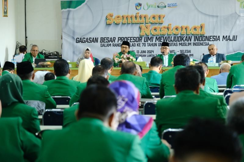 Sambut Milad ke-70, Para Professor UMI Bahas Gagasan Besar Mewujudkan Indonesia Maju