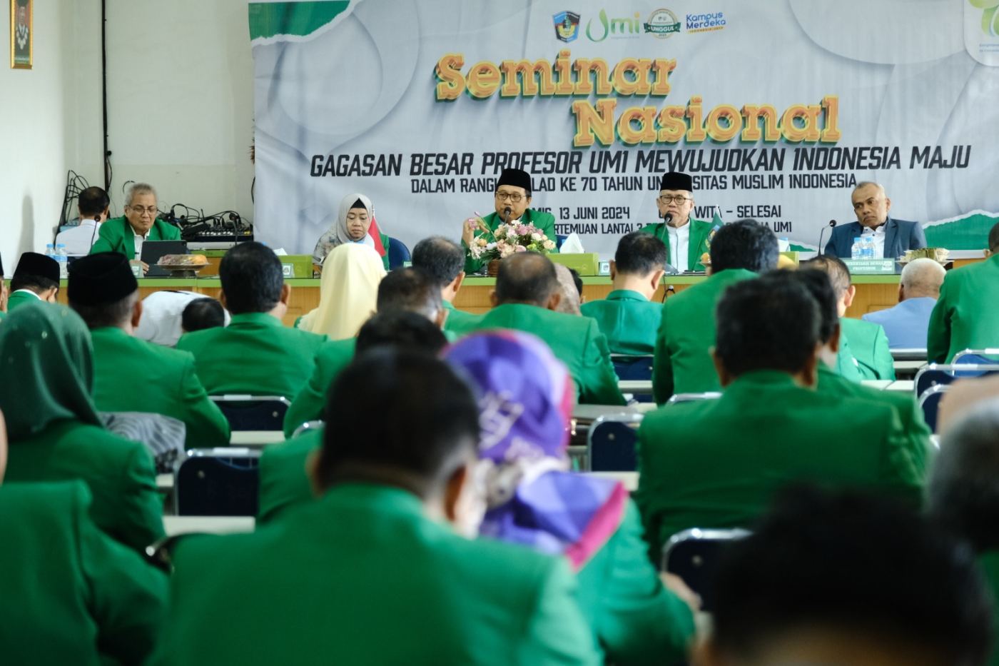 Sambut Milad ke-70, Para Professor UMI Bahas Gagasan Besar Mewujudkan Indonesia Maju