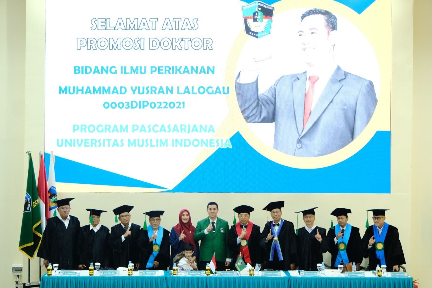 Bupati Pangkep Raih Gelar Doktor Ilmu Perikanan di UMI Predikat Cumlaude