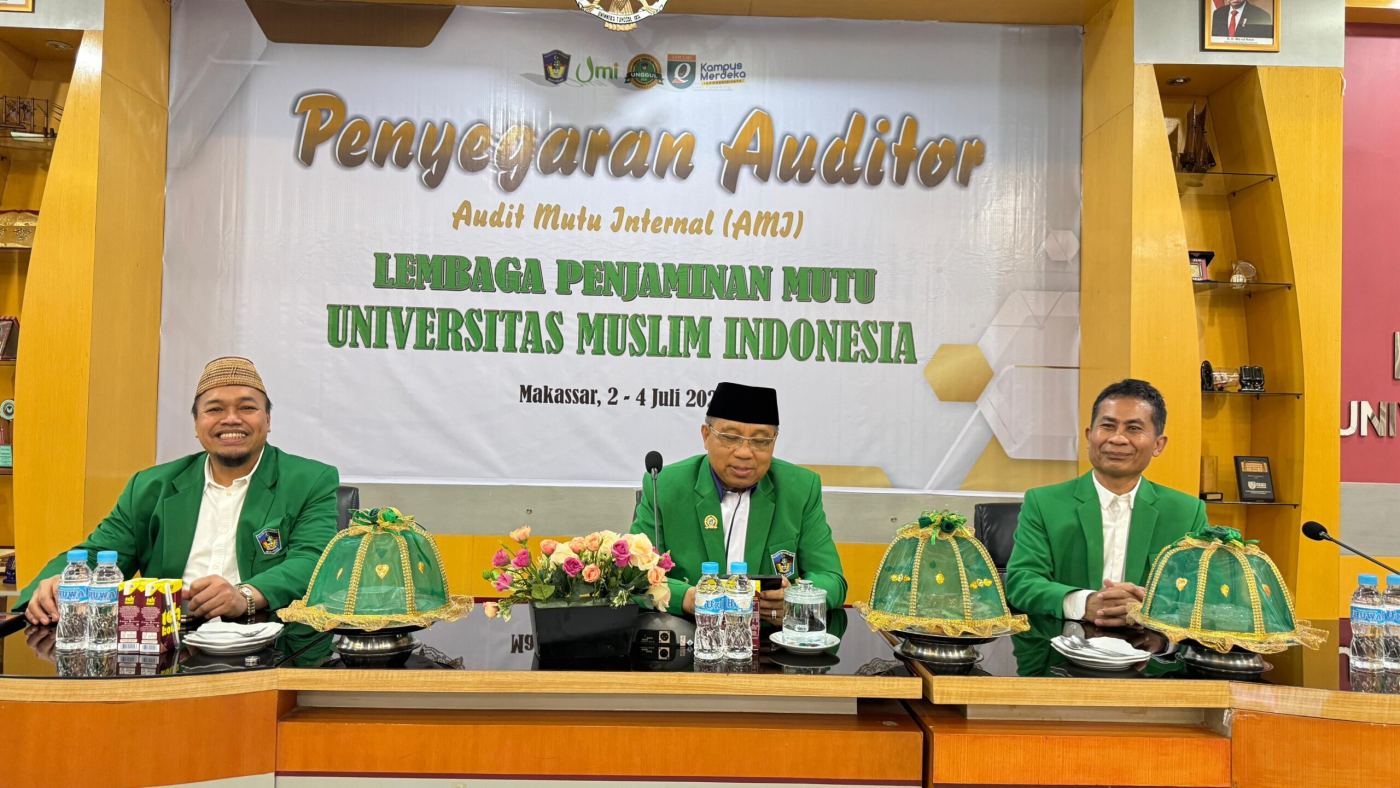 LPM UMI Gelar Penyegaran Auditor, Rektor UMI : AMI Kunci Kualitas Perguruan Tinggi