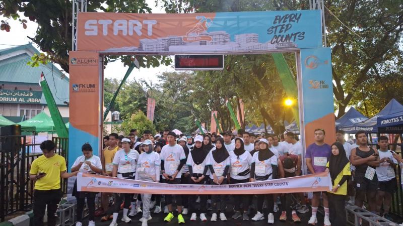 Runed 5.5 km Rangkaian Milad ke- 32 FK UMI dan SPINAL 5