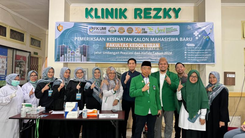 Siapkan Input Berkualitas, FK-UMI Lakukan Pemeriksaaan Kesehatan Camaba Jalur Undangan Prestasi dan Hafidz