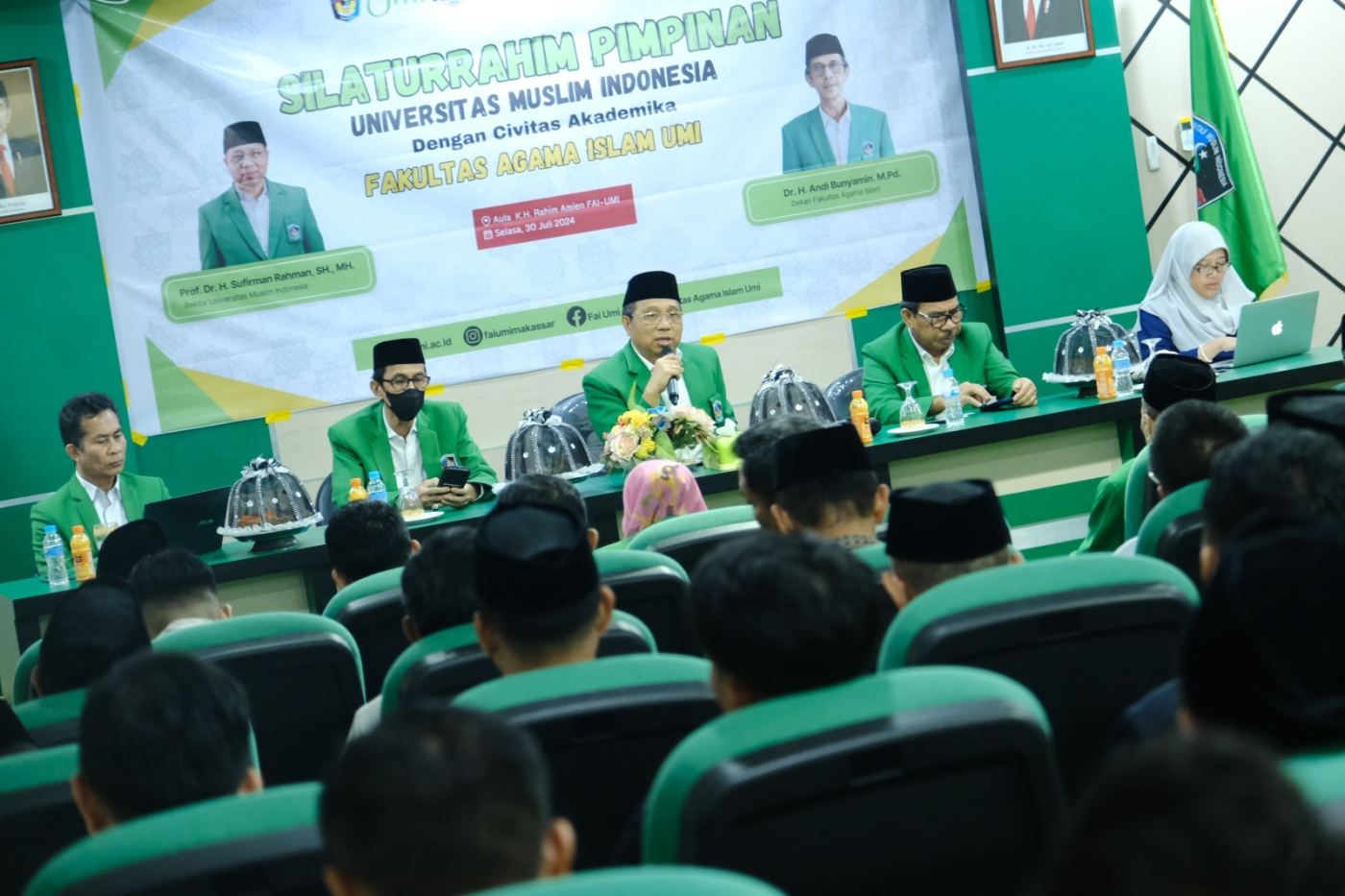 Silaturahmi Pimpinan UMI Dengan Civitas Akademika FAI-UMI, Rektor UMI Sosialisasikan Program Praktisi Mengajar Kelas Kolaborasi