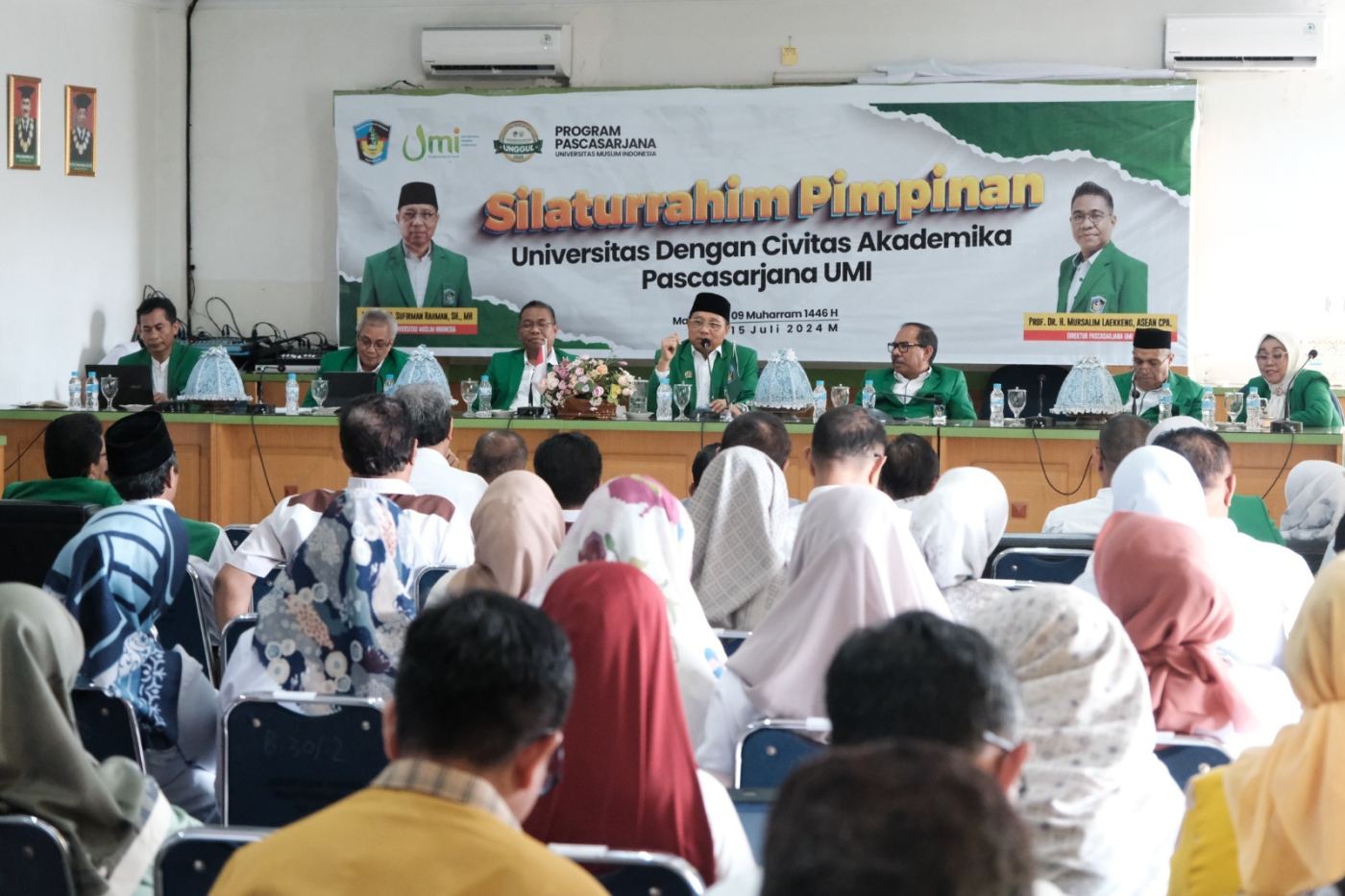 Silaturahmi Pimpinan UMI Dengan Civitas Akademika PPs UMI, Rektor UMI Sosialisasikan Program WCU
