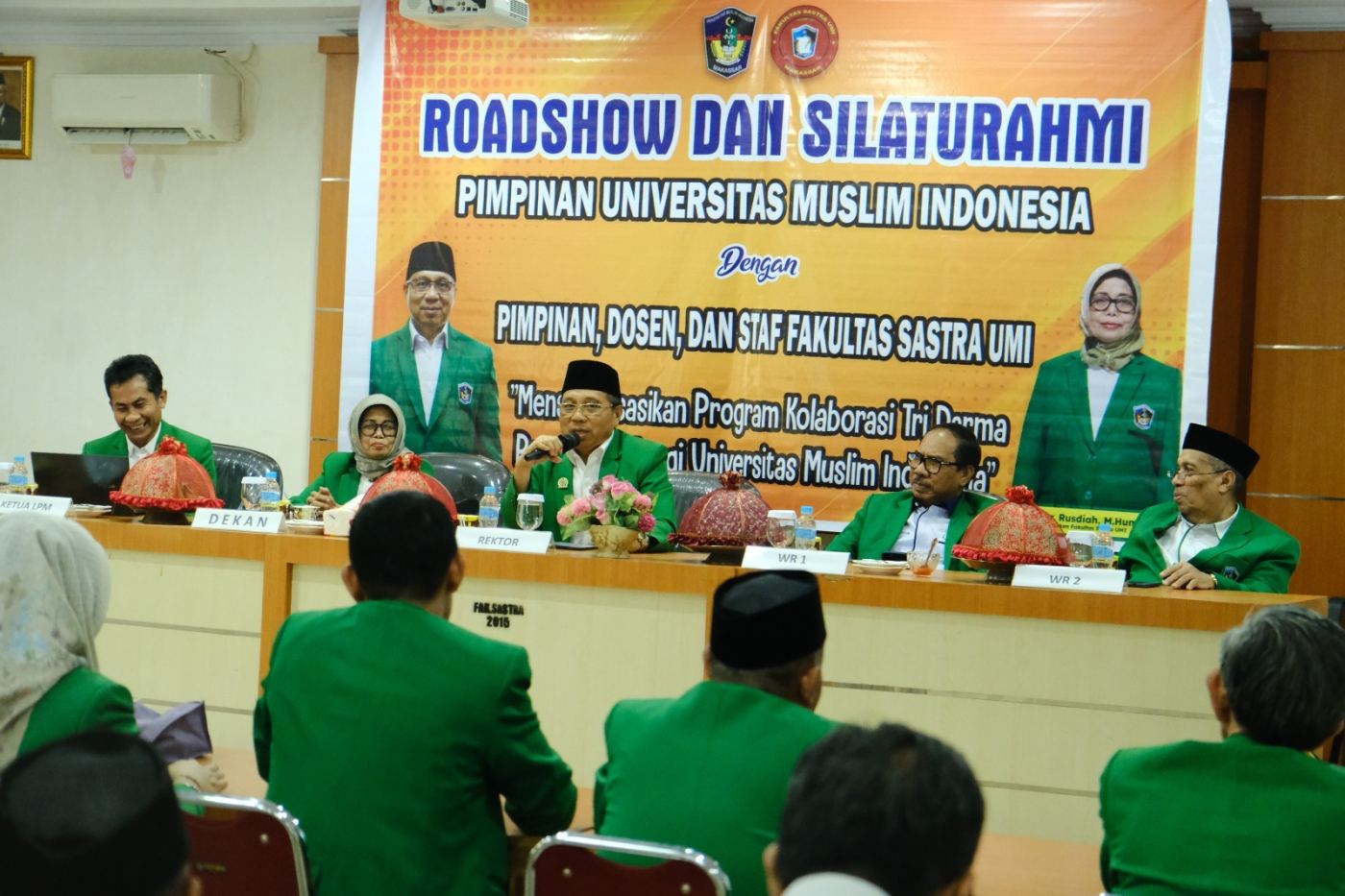 Silaturahmi ke Fakultas Sastra, Rektor: WCU Adalah Cita-cita UMI dari Sejak Pendahulu