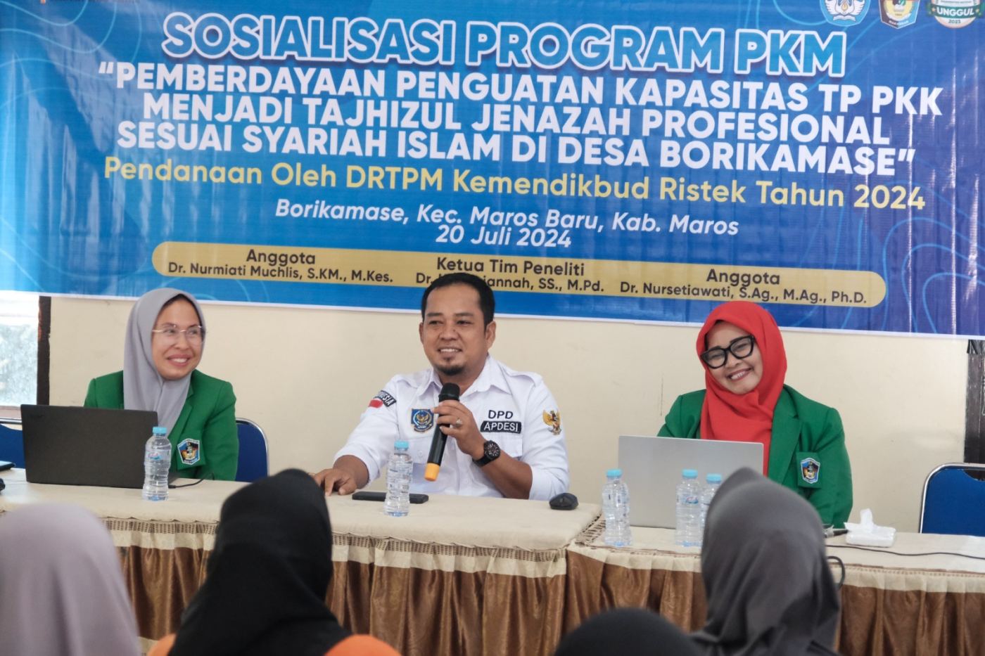 Tim PKM UMI Fasilitasi TP PKK Maros Belajar Menjadi Tajhizul Jenazah