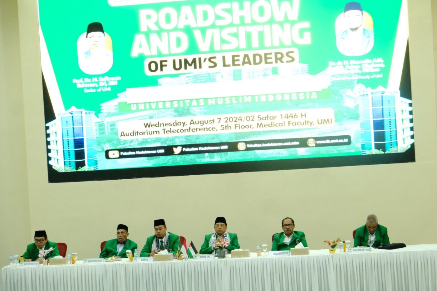 Sosialisasi Program Internasionalisasi, FK UMI Sambut Pimpinan UMI Gunakan 3 Bahasa