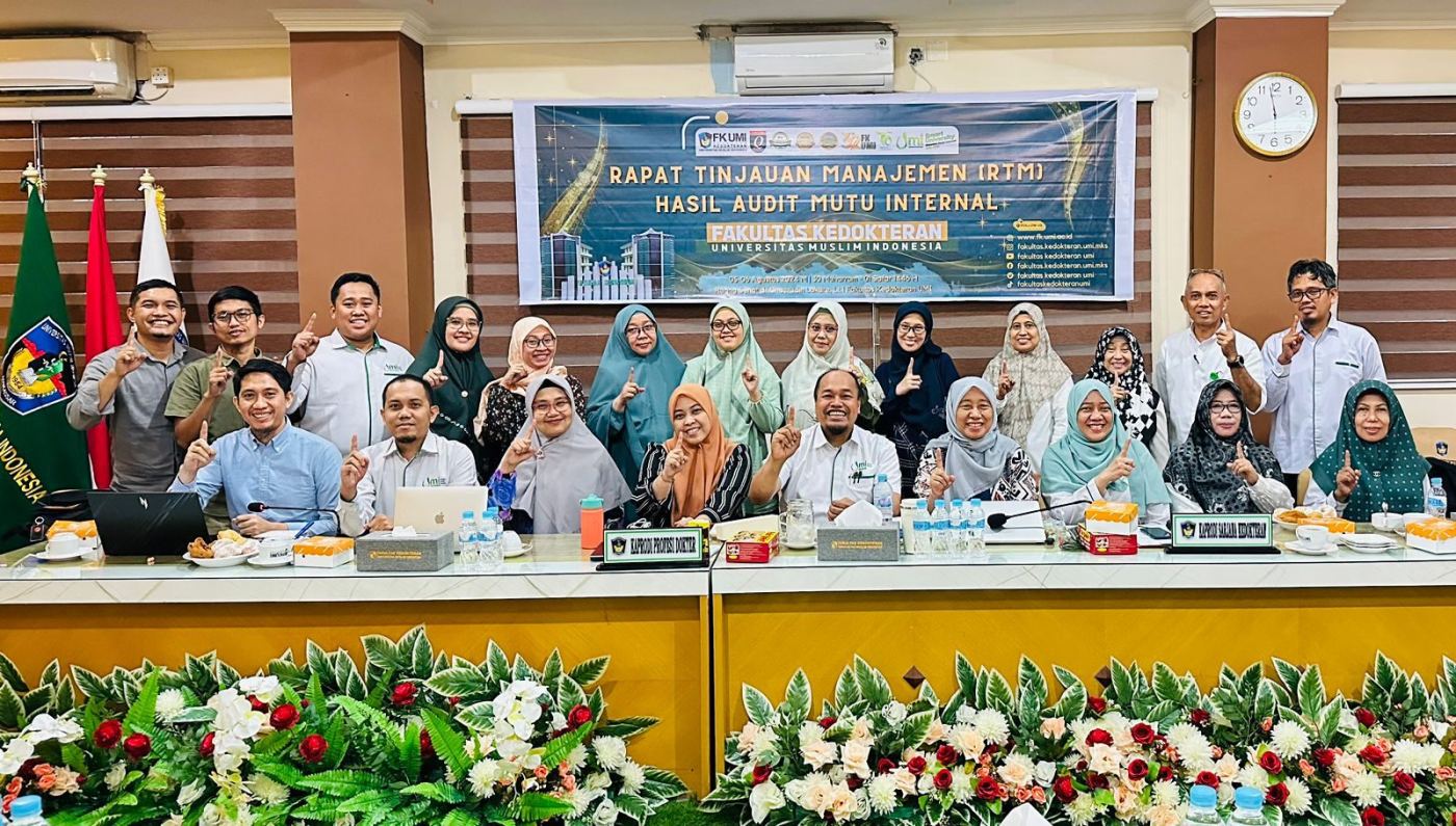 Tindak Lanjut Hasil Audit Internal 2024, FK UMI Langsung Buat RTL dalam RTM