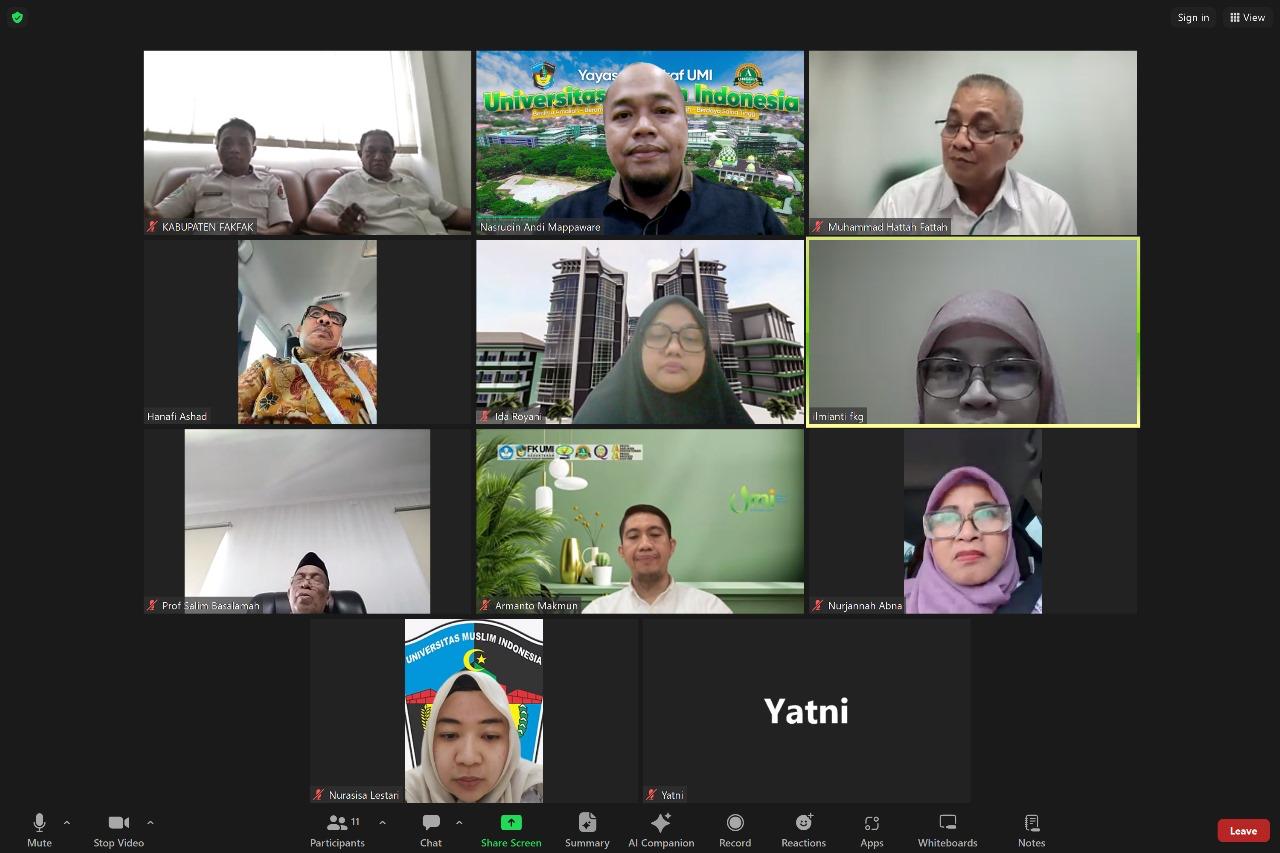 UMI dan Pemda Fakfak Mantapkan Implementasi Kerjasama tentang Penerimaan Maba FK-FKG