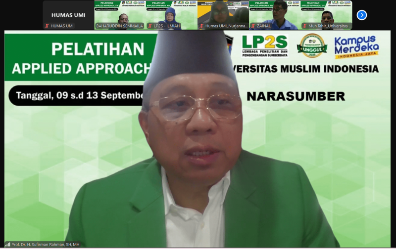 LP2S UMI Gelar Pelatihan Applied Approach Angkatan XIV
