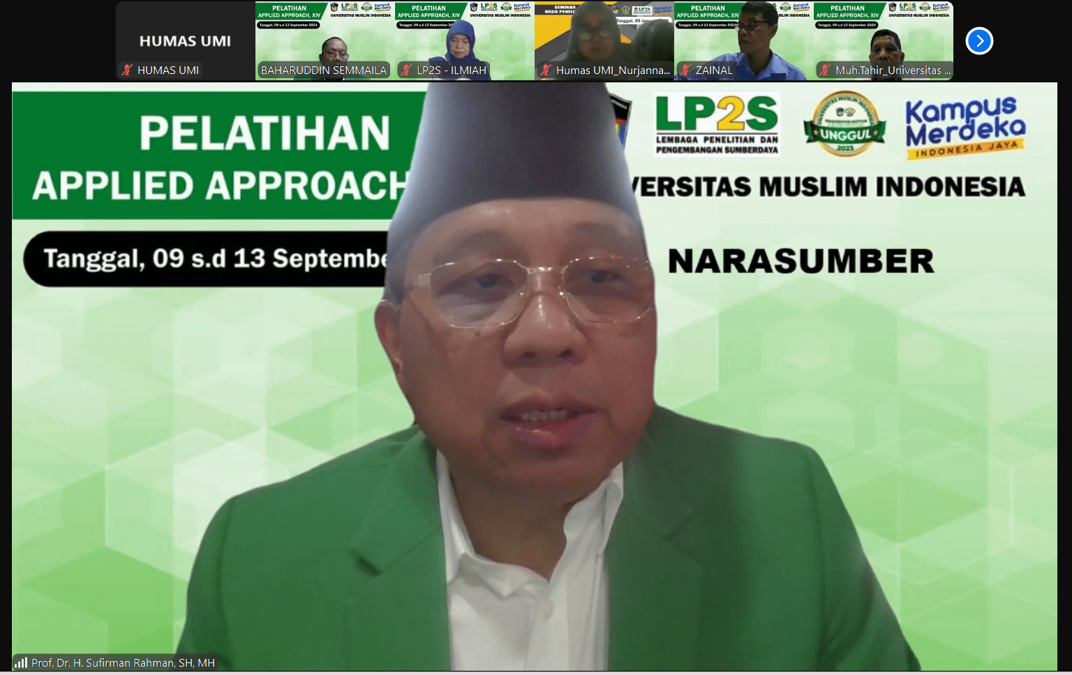 LP2S UMI Gelar Pelatihan Applied Approach Angkatan XIV