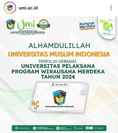 UMI Torehkan Prestasi, Pelaksana Program Wirausaha Merdeka Tahun 2024