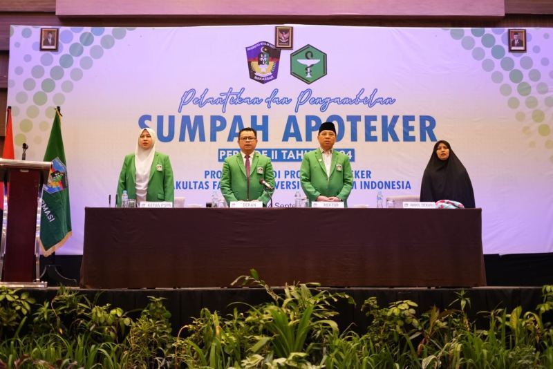 102 Apoteker Baru Fakultas Farmasi UMI Dikukuhkan Periode II Tahun 2024