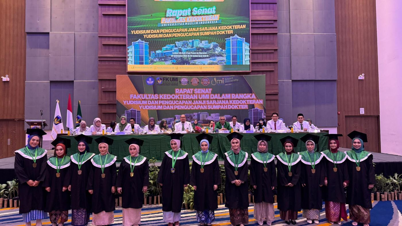 FK UMI Kukuhakan 5 Sarjana Kedokteran Baru dan 53 Profesi Dokter