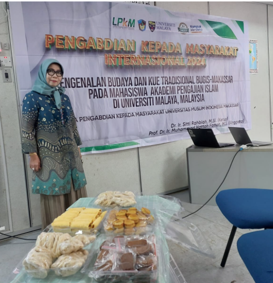 PKM Internasional, Dosen UMI Perkenalkan Budaya dan Kue Tradisional Bugis-Makassar di Malaysia