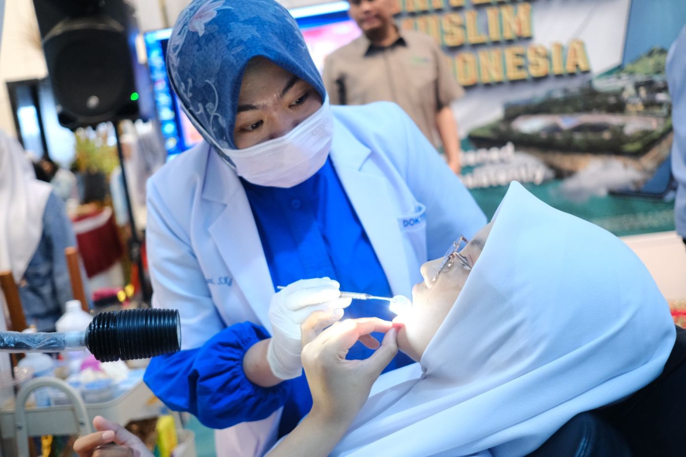 Pameran Pendidikan Sulawesi Expo 2025, Para Siswa Nikmati Pelayanan Kesehatan & Gigi Gratis di Both UMI