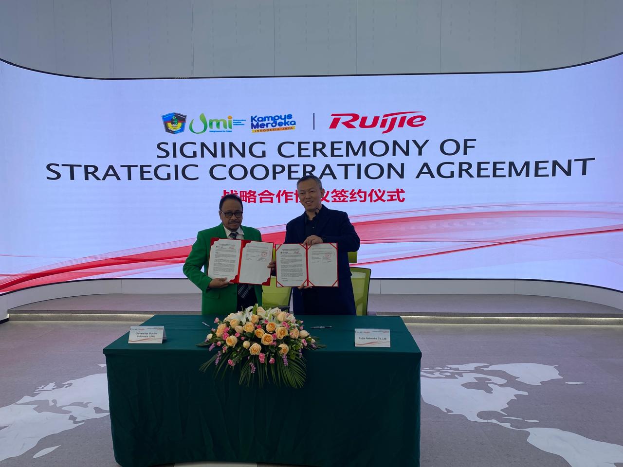 Realisasi Pencapaian WCU, UMI dan Ruijie Network Resmi Bekerjasama