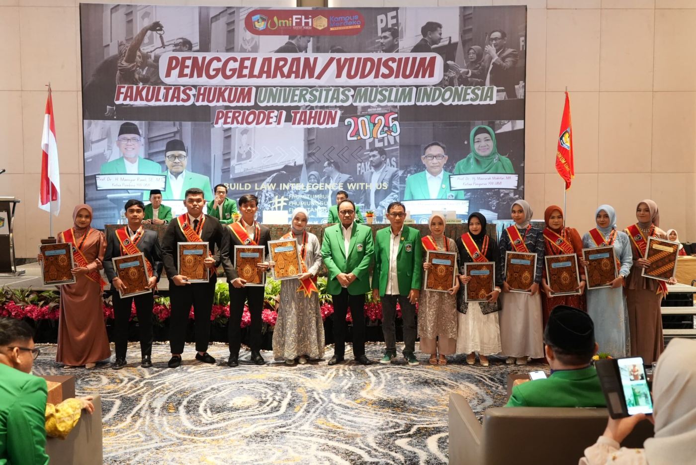Fakultas Hukum UMI Gelar Yudisium 201 Alumni Wisuda Periode I Tahun 2025