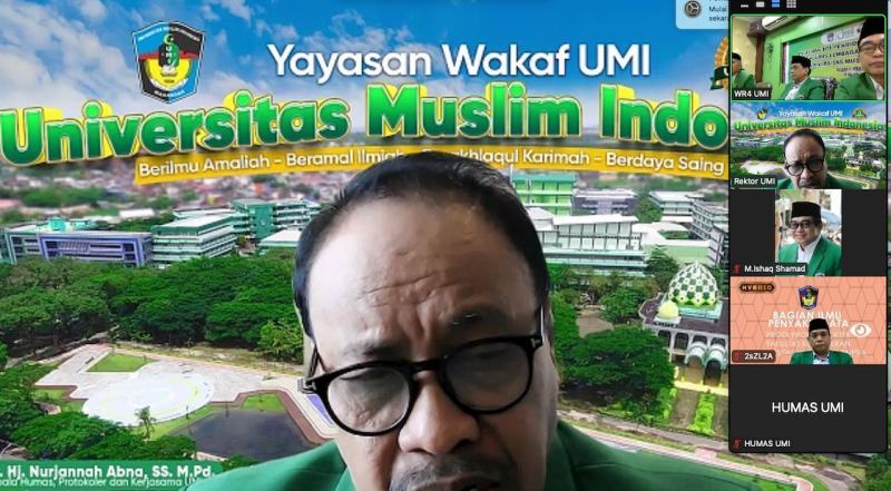 Rektor UMI Resmi Buka ToT Pendidikan Karakter bagi Pengurus Lembaga Mahasiswa