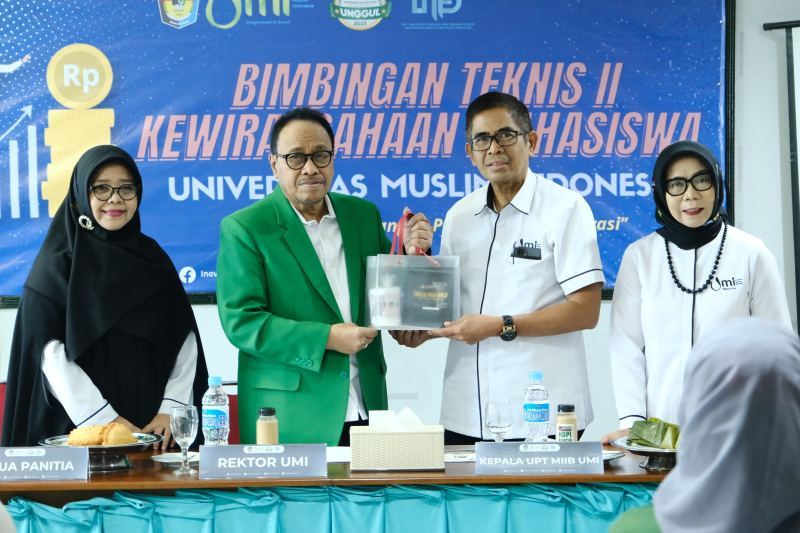 UPT. MIIB UMI Gelar Bimtek II Kewirausahaan, Rektor UMI : Alumni UMI Disiapkan Wirausaha