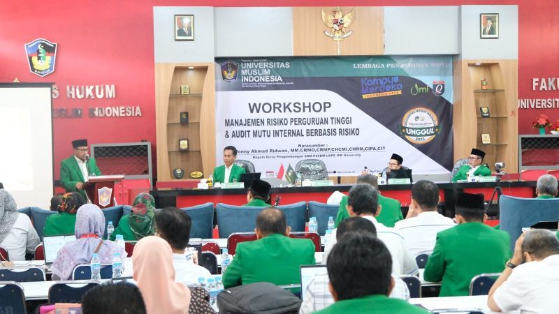 LPM UMI Gelar Workshop Manajemen Risiko & Audit Mutu Internal Berbasis Risiko untuk Peningkatan Kualitas Perguruan Tinggi