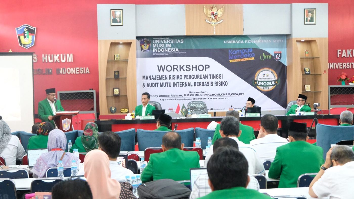 LPM UMI Gelar Workshop Manajemen Risiko & Audit Mutu Internal Berbasis Risiko untuk Peningkatan Kualitas Perguruan Tinggi