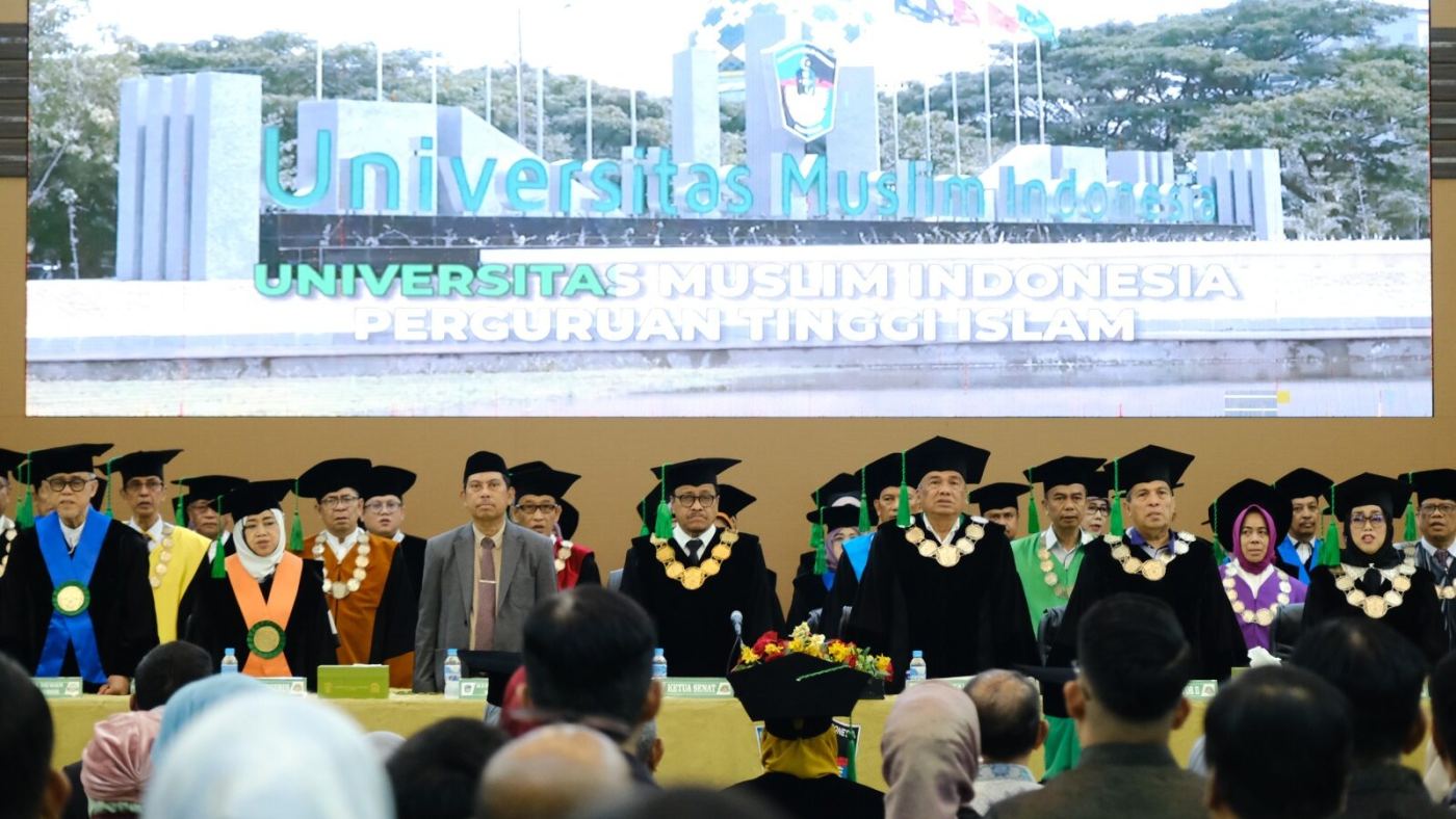 Pengukuhan 3 Profesor, Dr. Andi Lukman: Lebih dari Setengah Profesor di LLDikti IX Berasal dari UMI