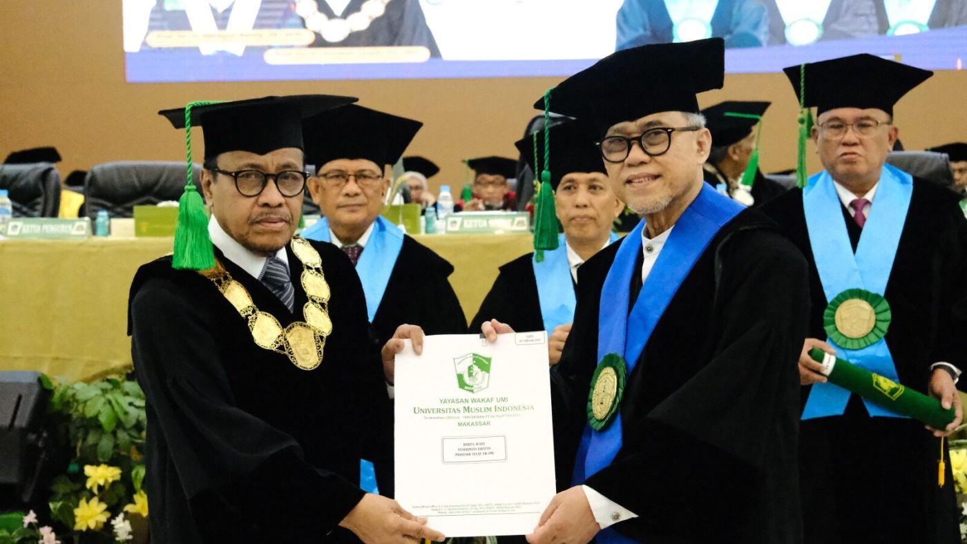Pengukuhan Profesor FPIK UMI, Rektor: Bukti Kualitas Akademik dan SDM Unggul