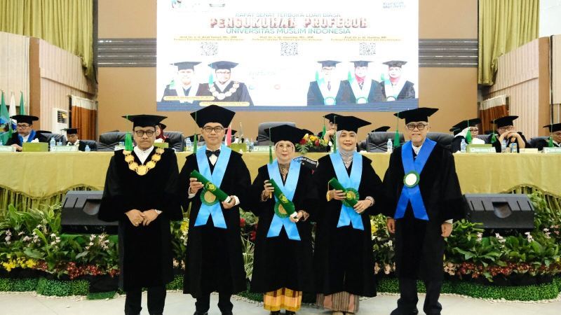 UMI Kukuhkan Profesor FPIK, Ada Pasangan Suami-Istri