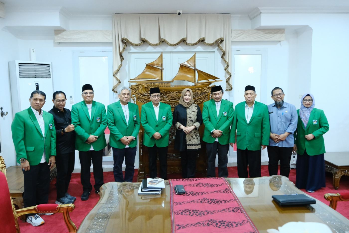 Sambut Milad ke-71, Pimpinan UMI Silaturahim Wagub Sulsel