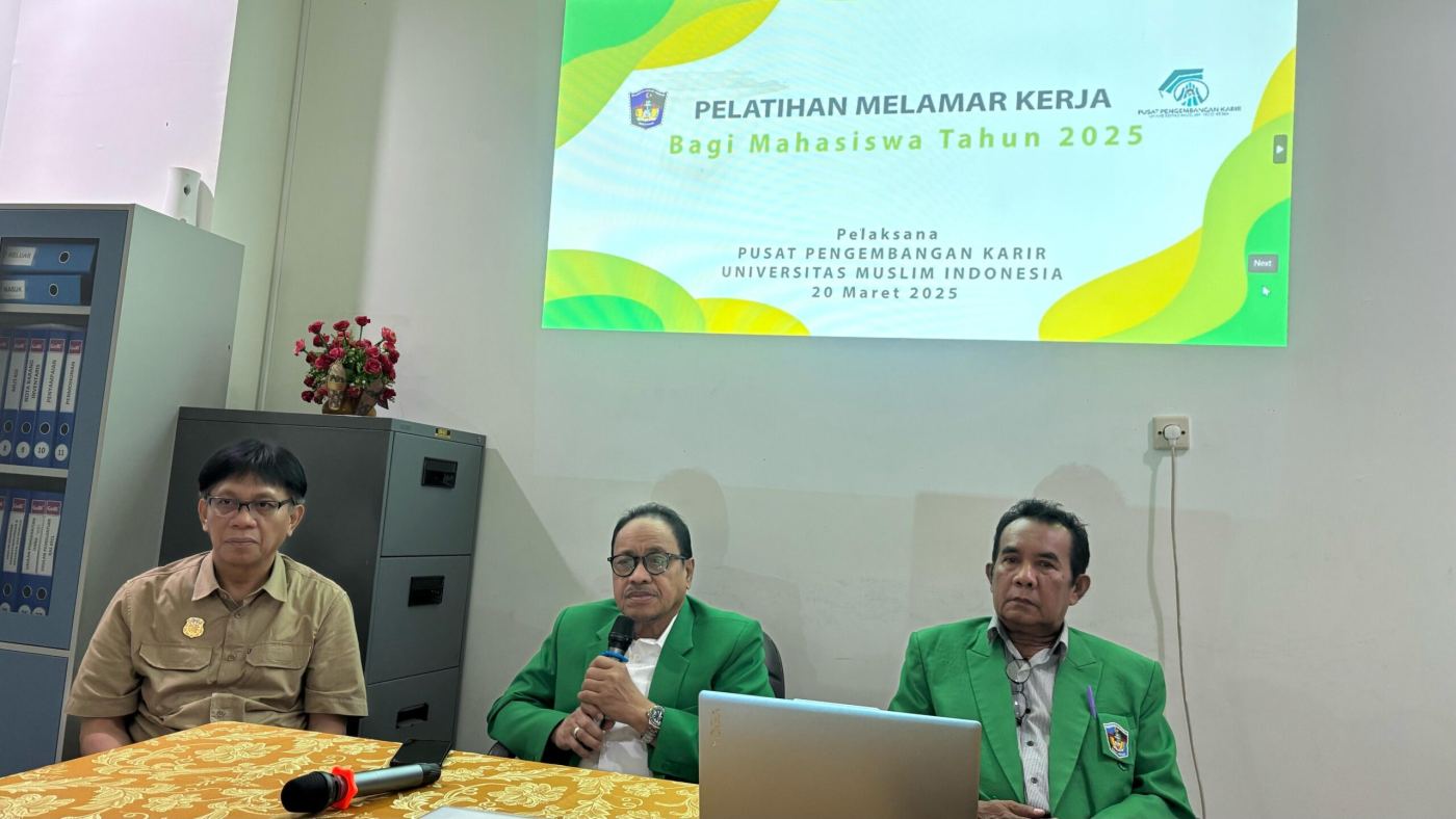UPT. Pusat Pengembangan Karir UMI Gelar Pelatihan Melamar Kerja Bagi Mahasiswa Tahun 2025
