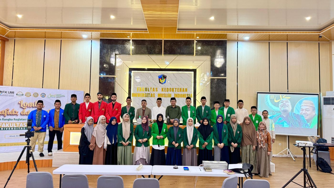 RANGKAIAN GEN RAMADHAN 2025, FK UMI GELAR LOMBA  TAHFIZH DAN TAHFIZHAH ANTAR MAHASISWA FK SE-MAKASSAR