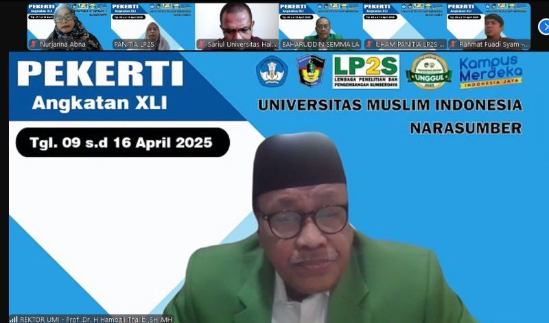 LP2S UMI Gelar Pelatihan PEKERTI Angkatan XLI, Cetak Alumni 3210 dari 591 PT se Indonesia : Dukung Program Pemerintah Tingkatkan Mutu Dosen