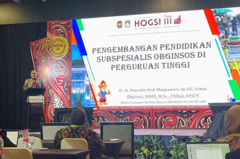Dekan FK UMI Narasumber di Munas Himpunan Obstetri & Ginekologi Sosial Indonesia (HOGSI) III di Medan