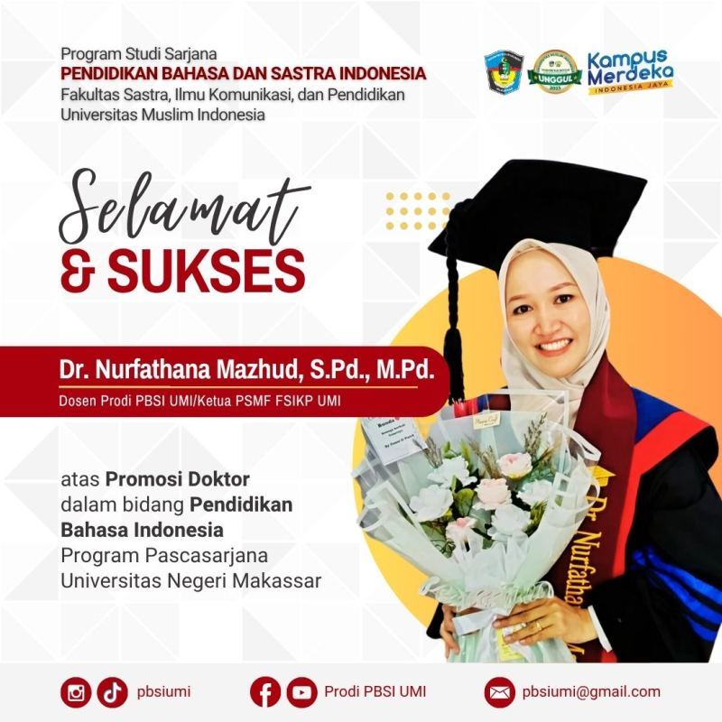 Dosen FSIKP UMI Sukses Raih Gelar Doktor, Tawarkan Pembelajaran Berdiferensiasi