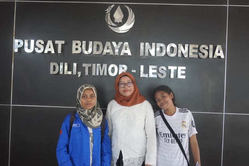 Mini Expo Education Fair 2025 di Timor Leste : Booth UMI Tarik Perhatian Siswa dengan kenalkan pendidikan Unggul