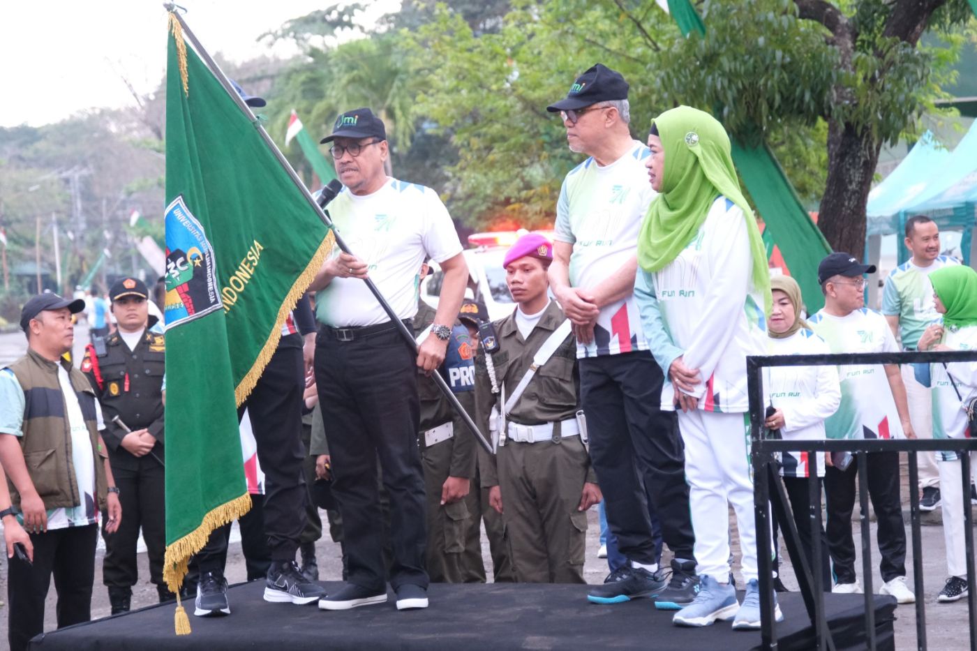 Sambut Milad ke-71, UMI Gelar Fun Run 7.1K, Bersama 1.251 Pelari, Pimpinan Media dan Perbankan, Nyatakan Dukungan Untuk Palestina