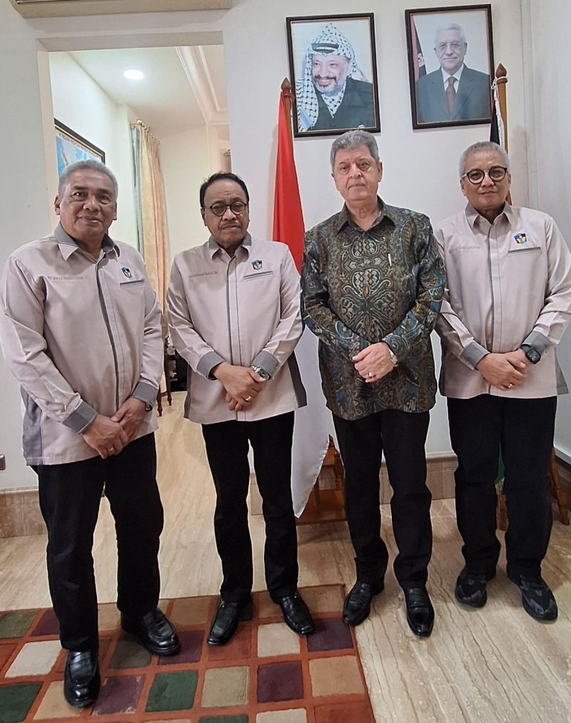 Dubes Palestina Terima Rektor UMI, Siap Hadir Peringatan Milad ke-71 di Kampus UMI