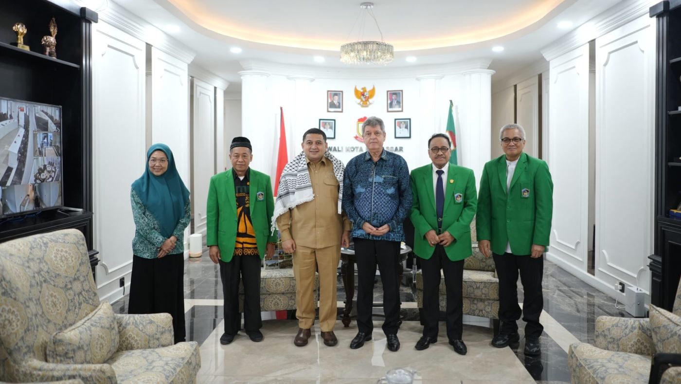 Pimpinan UMI Dampingi Dubes Palestina Kunjungi Walikota, Makassar Teguhkan Dukungan untuk Palestina