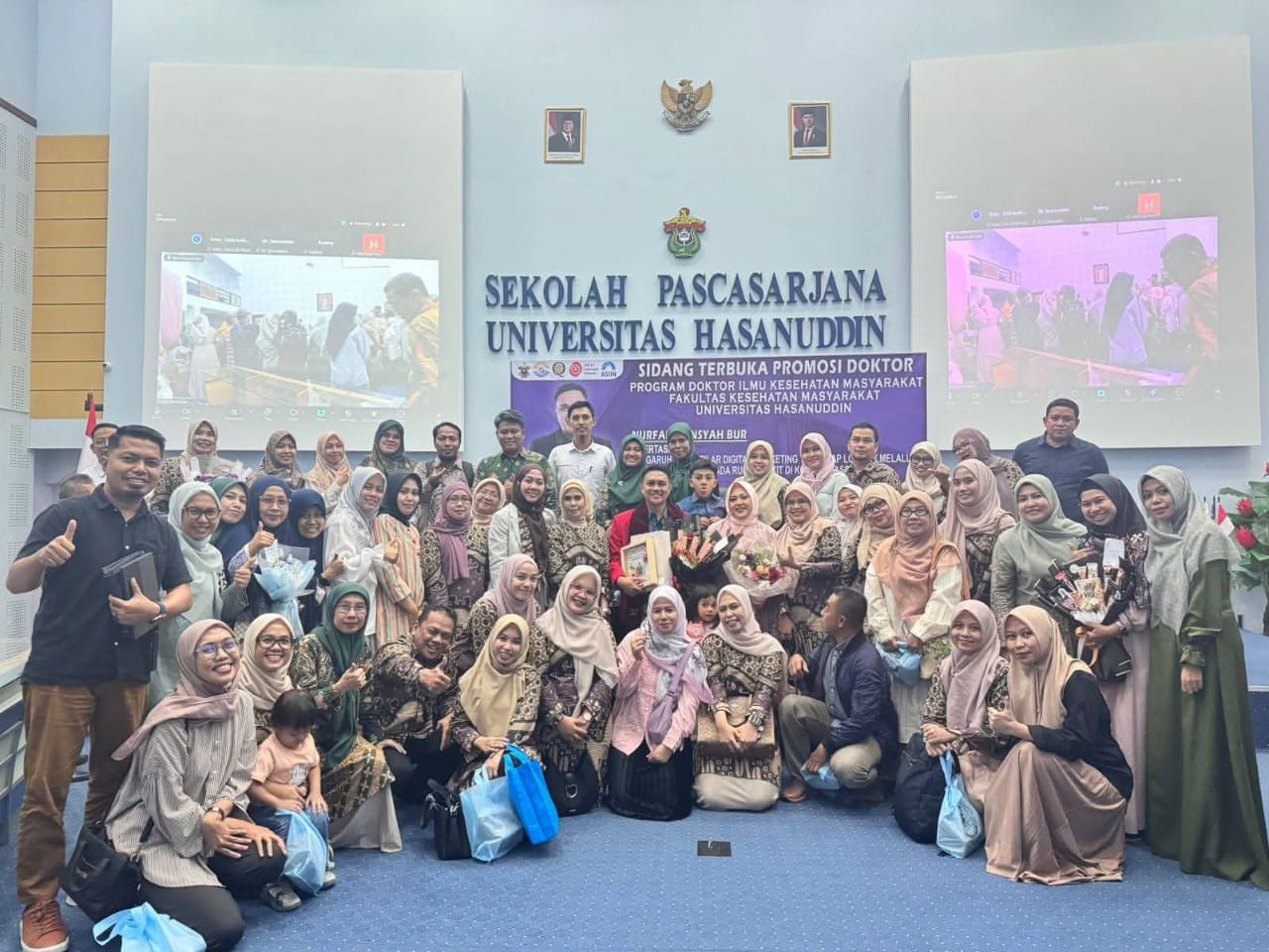 Dosen FKM UMI Raih Gelar Doktor, Tawarkan Tujuh Pilar Digital Marketing di Rumah Sakit Kota Makassar