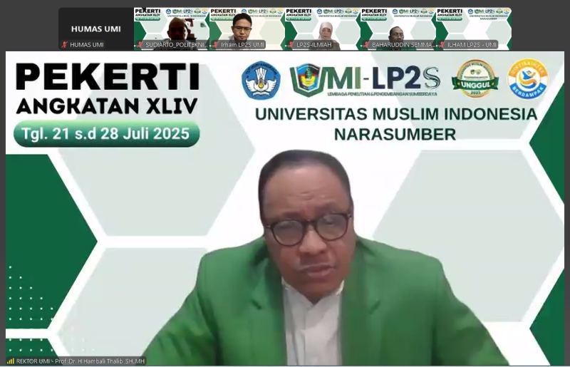 LP2S UMI Kembali Selenggarakan PEKERTI XLIV, Rektor UMI : Wujud Nyata Peningkatan Kompetensi Pedagogik Dosen