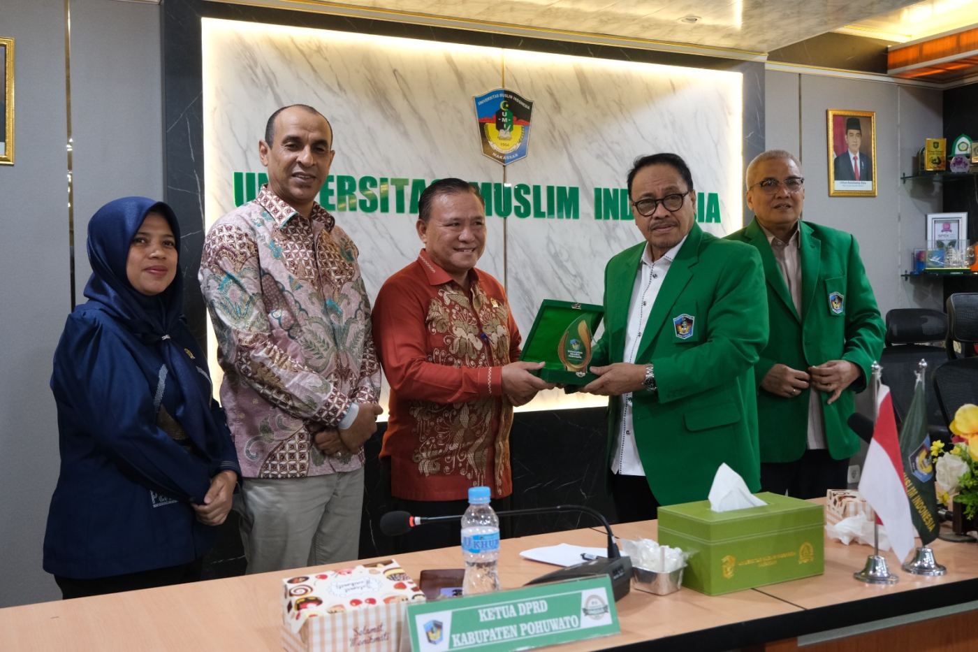 Rektor UMI Terima Kunjungan Ketua DPRD Kab. Pohuwato, Bahas Pengembangan Kerjasama