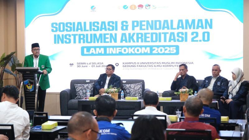 Diikuti PT LLDikti IX, XIV, dan XVI, FIKOM UMI Tuan Rumah Sosialisasi dan Pendalaman Instrumen Akreditasi 2.0
