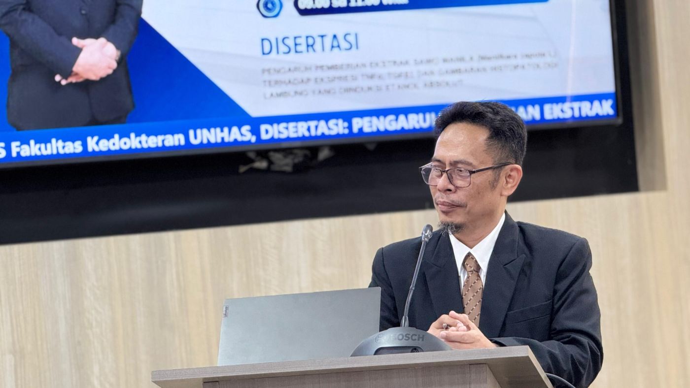 Direktur Pendidikan dan SDM RS Ibnu Sina YW UMI, Sah Sandang Gelar Doktor