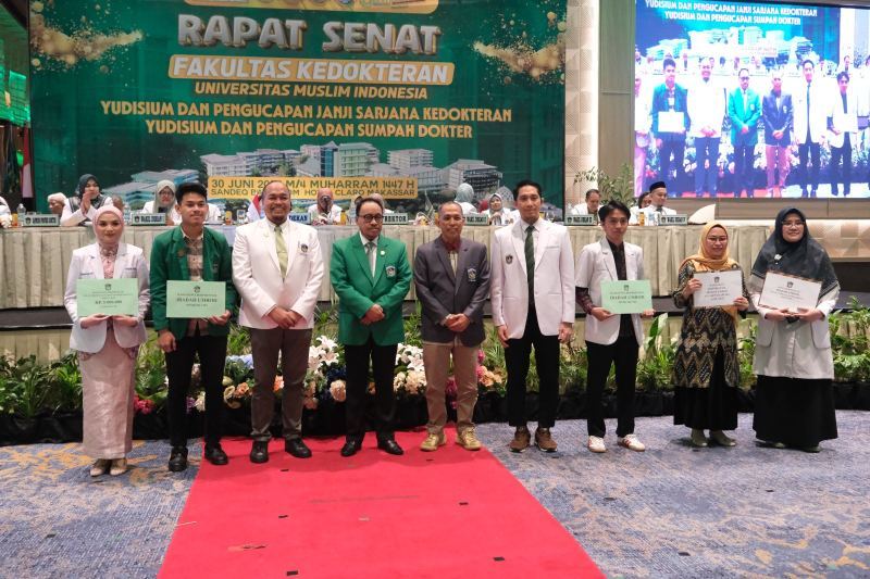 Yudisium Batch 2 Tahun 2025 Bertabur Prestasi, FK UMI Lahirkan 44 Sarjana Dan 73 Profesi Dokter