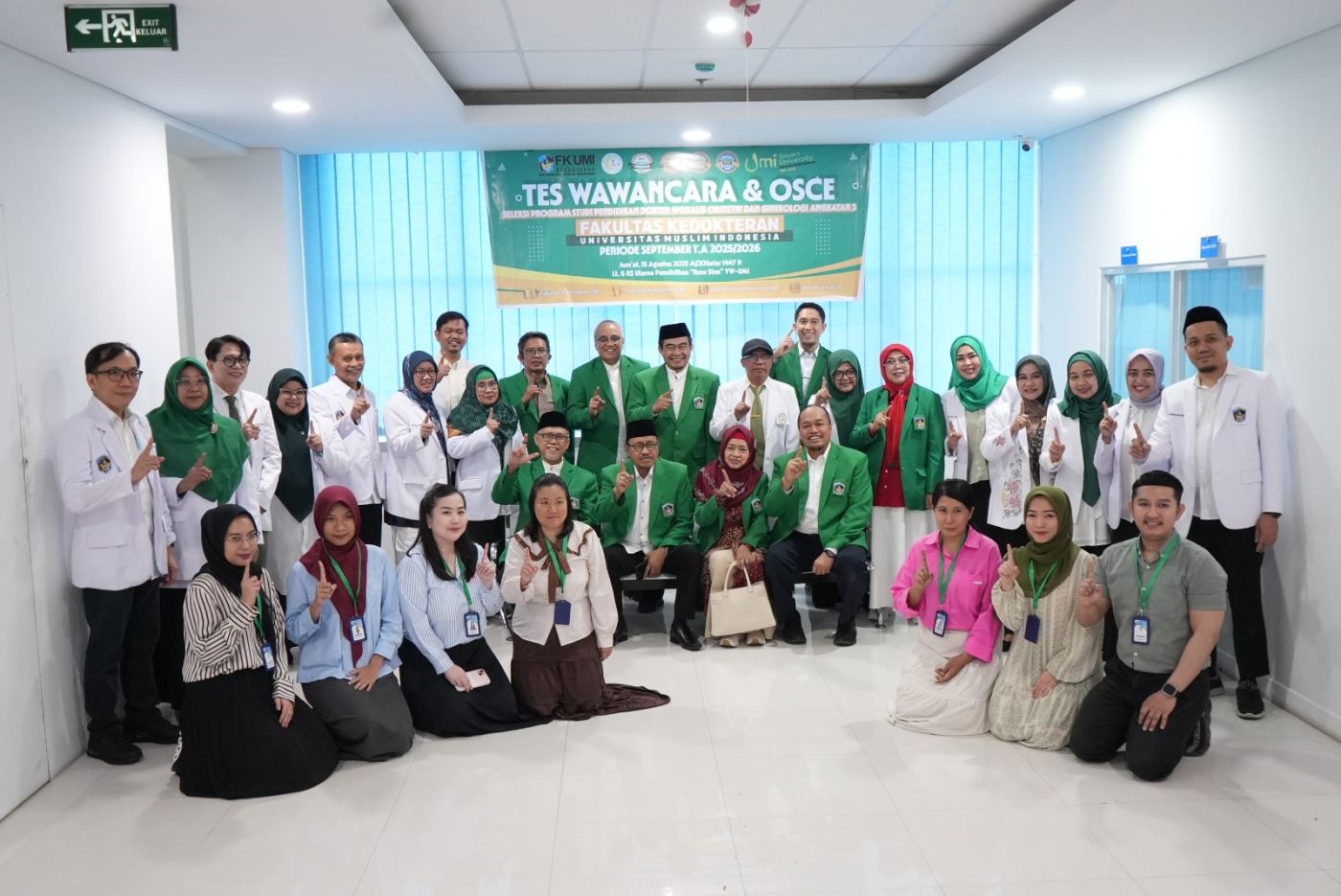 FK UMI Gelar Seleksi Calon Maba Program Spesialis Obgin Angkatan ke-3 : Tegaskan Komitmen Lahirkan Dokter Berkualitas dan Berkarakter