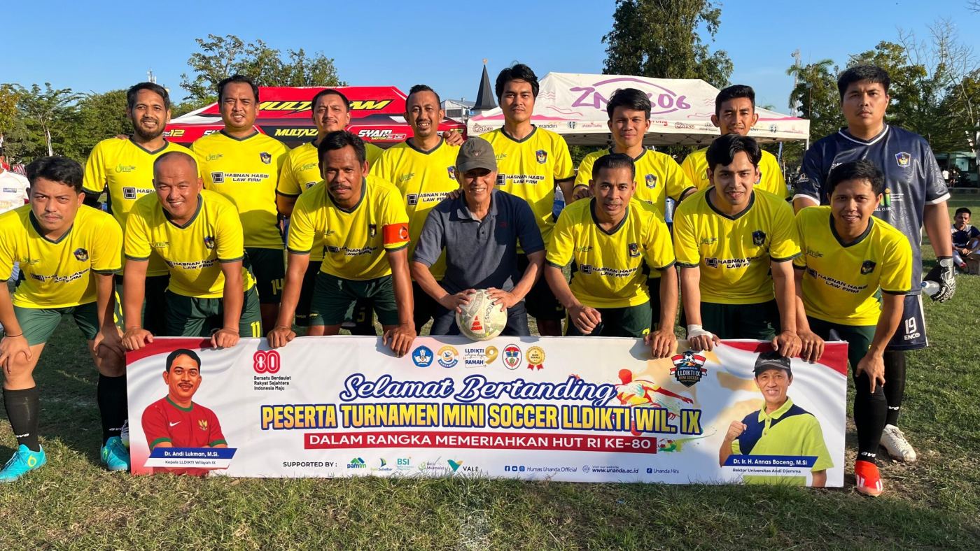 Catatan Manis, Tim UMI Melaju ke Final Minisoccer dan Cabor Volly Kunci Tiket Semifinal HUT 80 RI LLDikti IX