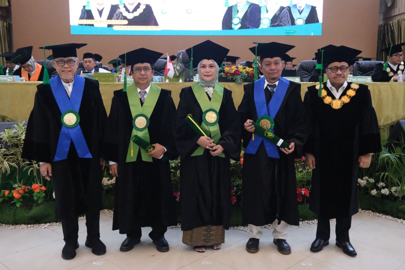 Kukuhkan 2 Profesor FP Biotam dan 1 dari FEB, Ketua Dewan Profesor Tantang Kembangkan Ilmu Berbasis Islam